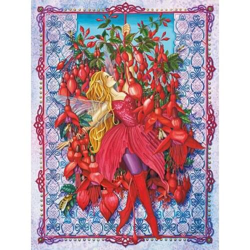 Full square diamond 5D DIY diamond embroidery flower angel diamond painting Cross Stitch Rhinestone mosaic home decoration