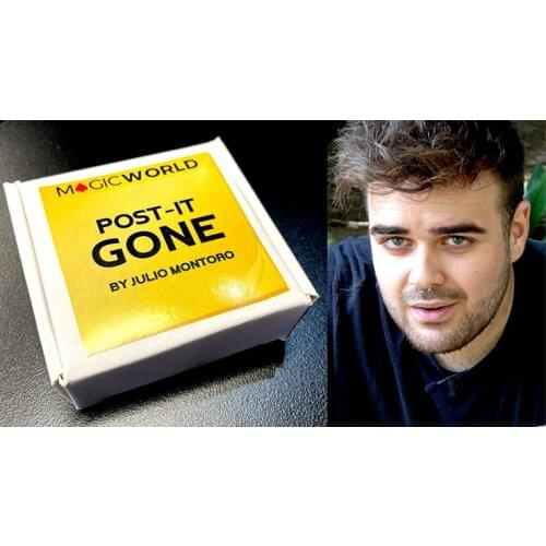 POST IT GONE (Gimmicks and Online Instructions) by Julio Montoro Playing Card Close Up Illusion Mentalism Card Magic Tricks