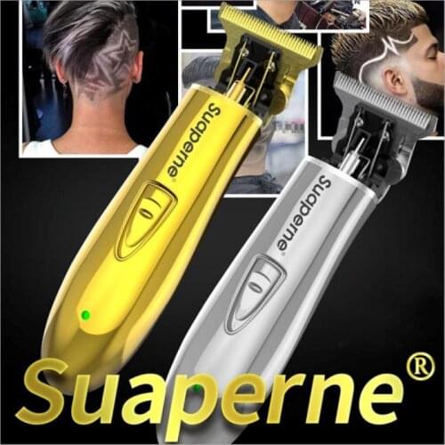 Professional Electric Men Wireless Hair Clipper Shaver Metal Trimmer Cutter Grooming Carving Trimming Hair Salon Safe Home