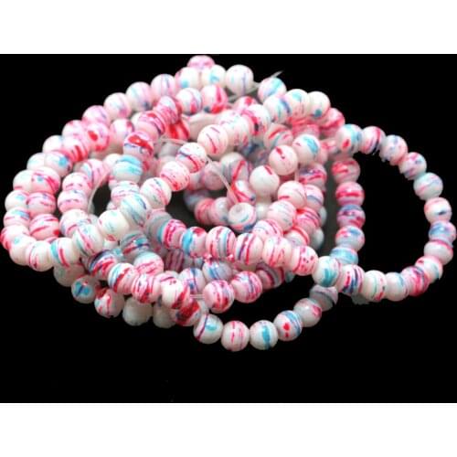 High Quality Approx 210pcs/lot 4mm Cream-colored Glass Beads for Jewelry Making & DIY Beads Bracelet Necklace Crafts