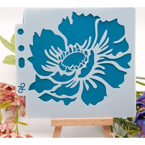 Creative flower Layering Stencils for Diy scrapbook/photo album Decorative Embossing coloring,painting stencil,home decor