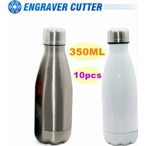 10pcs 350ml 12oz Bowling-Shaped Vacuum Bottle for Sublimation Printing