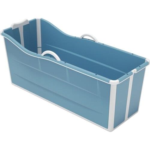 Adults Portable Folding Bathtub Large Without Lid Portable Bathtubs Baby Paddling Pool Piscina Rectangular Household EH60PB