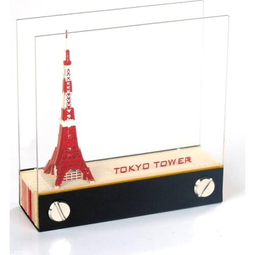Omoshiroi Block 3D memo pad cute Tokyo Tower Eiffel tower model Sticky Notes DIY Scrapbooking Diary notepad Valentines Day gift