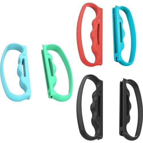 2 Packs Fitness Boxing Handle Grip Game Controller Swith Fitness Boxing Compatible with Nintendo Switch Joy Cons Game Finger