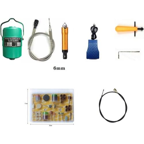 220V Metal Soft Shaft Hanging Mill Jade Wood Carving Polishing Machine 380W 25000RPM