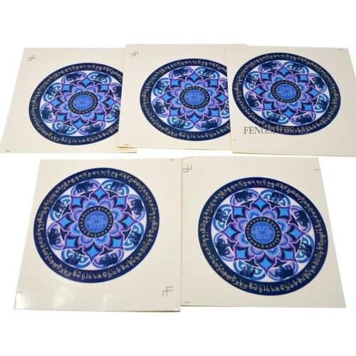 5PCS Nti Burglary & Violence Window Sticker W Free Fengshuisale Red String Bracelet W3321