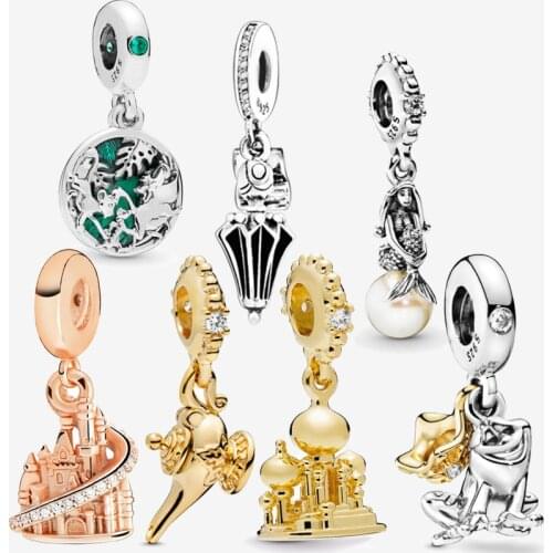 Authentic 925 Sterling Silver Cute Animal Teapot Charm Beads fit Original pandora Bracelets Women DIY Jewelry