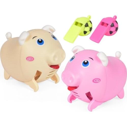 Electronic Pets Electric Small Whistle Pig Cute Electric Music Walking Pig Toy LED Electronic Pets Toy Kids Sound Light Toy