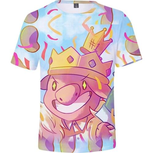 Technoblade Kpop 3D Printed T-shirts Women/Men Fashion Summer Short Sleeve Tshirts Hot Sale Casual Streetwear Clothes