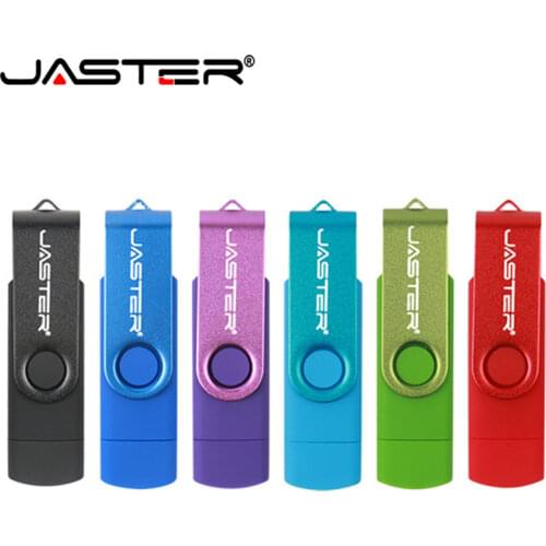 JASTER 10pcs Free Customize Memory Disk Flash USB Pendrives OTG USB 2.0 Colorful Clef USB 64GB 32GB 16GB 8GB Photography Gifts