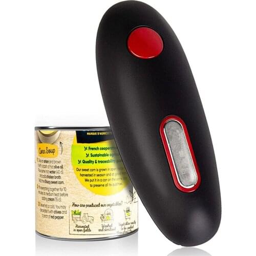 Kitchen Electric Can Opener,Button to Open the Can Automatically,Food-Safe Battery Operated Handheld Can Opener Kitchen Items