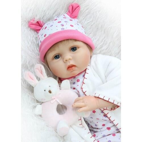 New design 55cm soft silicone reborn baby doll root mohair doll with butterfly playing toys for kids Christmas sweet baby
