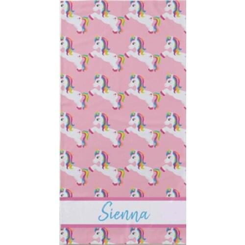 Trendy Flowers Peronalized Unicorn Gifts Custom Unicorn Kitchen Bath towel for bath Unicorn face Wimpers Swimming pool towel