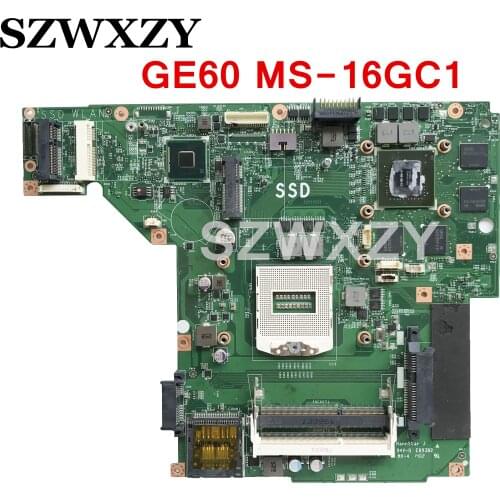 MS-16GC1 VER:1.1 For MSI GE60 Laptop Motherboard N14E-GE-A1 GTX675M DDR3 PGA947