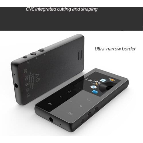 New MP4 1.8 inch Display MP3 HIFI Lossless Sound Music Player Fm Radio Recording Video Play E-book Touch key Metal MP4 Music