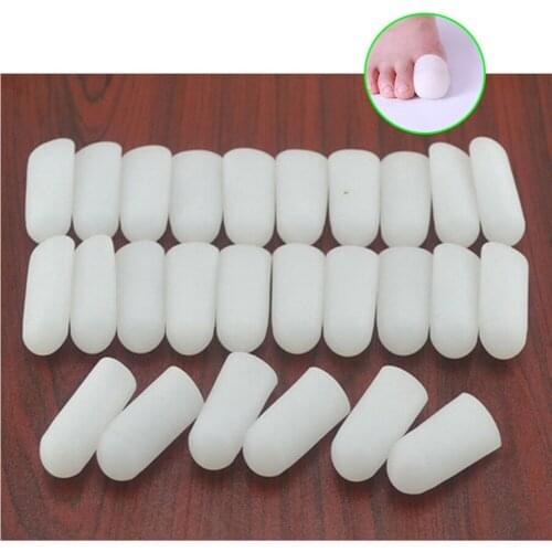 Orthopedic Feet Care Tool 4pcs Silicone Gel Toe Tube Foot Corns Remover Blisters Gel Bunion Toe Protector Straighten Bent Toes