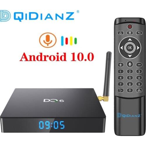 DQiDianz Smart TV Box DQ6 Android 10 Rockchip RK3318 1080p 4K TVBOX Google Play Youtube Set top box Media player