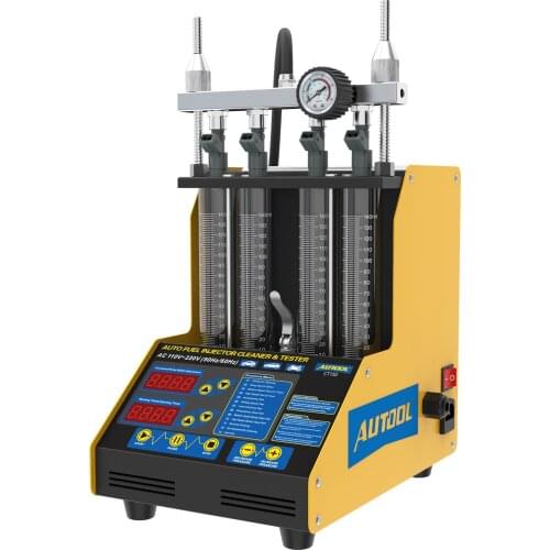 AUTOOL CT150 Car Machine Tester Ultrasonic Motorcycle Auto Fuel Injector 8 Nozzle Cleaner For Vehicle Launchs 4 Cylinder