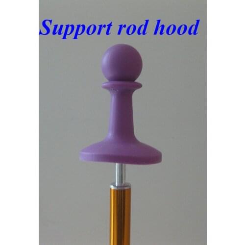 High quality 4 colors Support rod/ pole insulation hood fit for the diameter 6mm