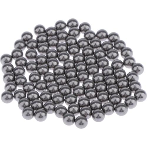 100Pack 5mm Stainless Steel Mixing Balls Nail Polish Agitator for Model Kits