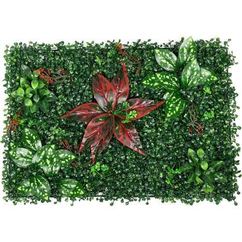 60*40CM Artificial Green Planting Background Wall Garden Balcony Anti-peeping Artificial Fence Wedding Bar Plant Wall Deco