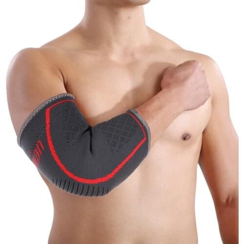 A29 Silicone Dusty-Red Sports Elbow Guard-One Pack