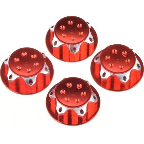 RC Car 4PCS Dust Lock Nut Adapter For 1/8 Buggy/Truck WHEEL RC HPI LOSI HB AE MUGEN TEAM C
