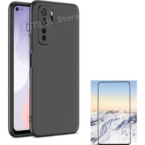 For Honor 30S Case Soft TPU Matte Phone Cover For Honor 30S 30 Pro Plus 30 5G Case Glass Screen Protector For Honor 30S