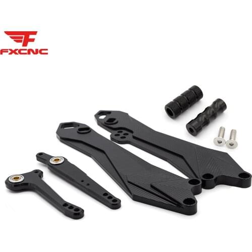For Kawasaki ZR 800 ABS ZR800 2013-2016 CNC Aluminum Alloy Motorcycle Rearset Footrest Footpeg Pedal Foot rest Accessories Part
