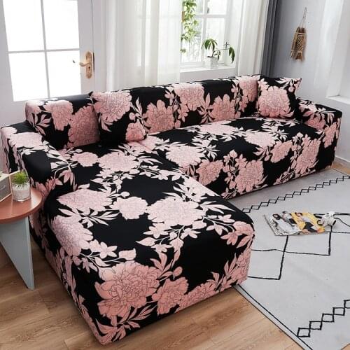 Elastic Sofa Slipcovers Modern Sofa Cover for Living Room Sectional Corner L-shape Chair Protector Couch Cover 1/2/3/4 Seater
