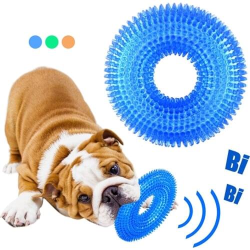 Benepaw Durable Safe Dog Chew Toys Interactive Play Teeth Cleaning Puppy Pet Toys Small Medium Large Dogs 360 Degree Squeaker