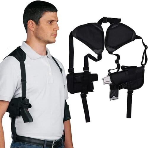 CS Gun Holster Fits Compact to Large Handguns Concealed Carry Holster Magazine Pouch for Right and Left Hand Gun Accessories