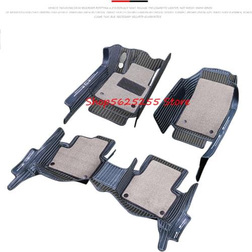 Leather Foot Pad Carpet Fully Surrounded Stereoscopic For Mazda CX30 CX-30 2020 2021 Tail Cover Car Decoration
