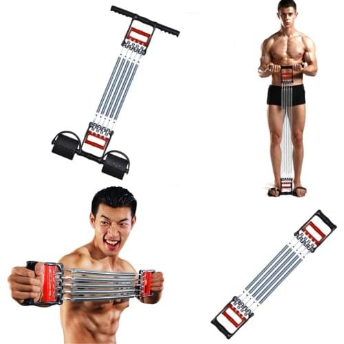 Multifunctional Spring Chest Expander Men Tension Puller Fitness Arm Strength Muscles Exercise Workout Equipment Resistance Band