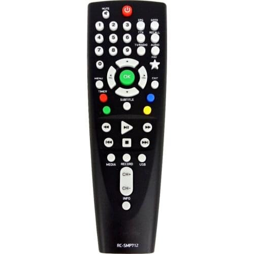 NEW Replacement RC-SMP712 for BBK SMP125HDT2 Set top box Remote controlFernbedienung