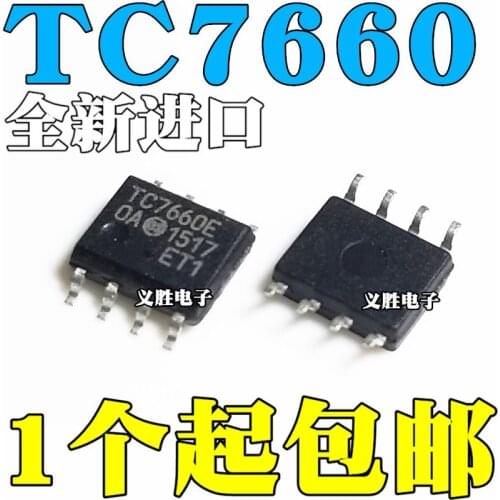 New and original TC7660 TC7660EOA SOP8 TC7660COA Voltage regulator chip Voltage regulator chip, switching voltage stabilizer, ne