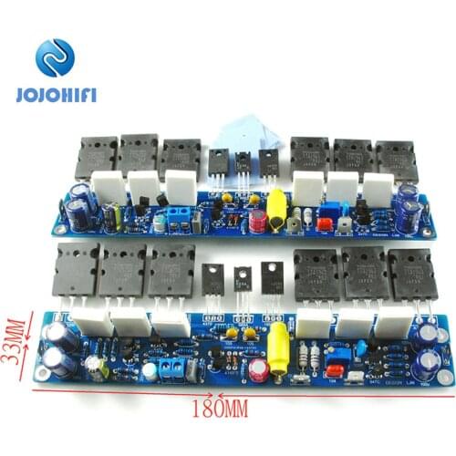 One Pair (2pcs) L10 Class AB 4R 2 Channel Dual Channel Transistor A1930 C5171 BC546B Amplifier Amp Power Board Finished Board