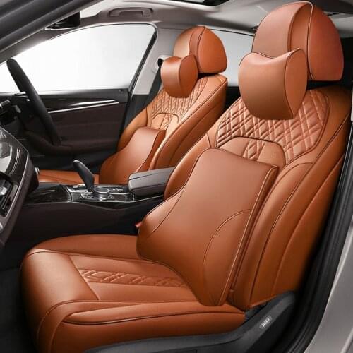 Custom cowhide car seat cover leather for Renault Koleos Megane CC Kadjar Captur Fluence Scenic car accessories auto sticker