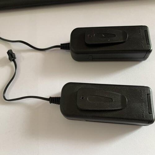 DC3V AA Mini portable inverter LED controller for 3-5M el wire and 1x100cm el tape and 10x10cm el panel