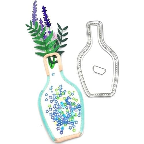 Julyarts New Art Flower Vase Cutting Dies 2020 Die Cuts Scrapbooking For Paper Making Embossing Frame Stencil Card Craft Making