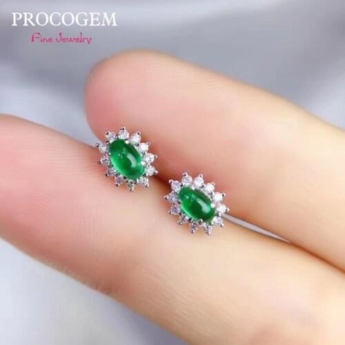 Серьги с камнями Procogem China At AliExpress