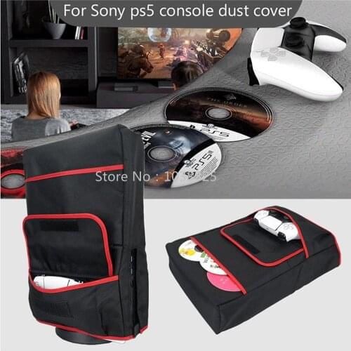 5pcs Dust cover case for PS5 console Game Discs dustproof sleeve cover waterproof protective sleeve for Playstation 5 console