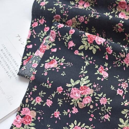 50*135cm Flower Series 100% Cotton Twill Fabric For Patchwork Cloth,DIY Sewing Quilting Fat Quarters Material For Baby&Child
