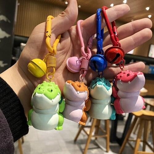 Bag Creative Three-dimensional Ornaments Crocodile Cute Key Ring Cartoon Car Keychain