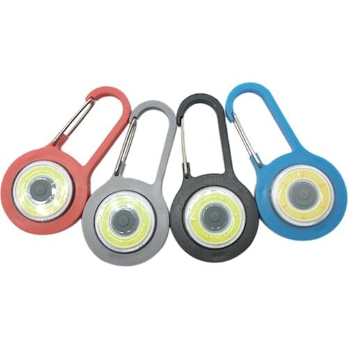 Led Flashlight Carabiner Light Torch Portable Lanterna Keychain Hanging Backpack Lamp For Night Walking Camping Accessories #T1P