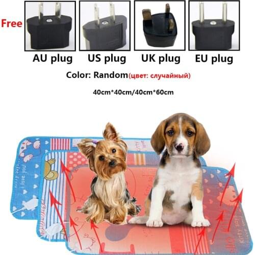 40CM*60CM/40CM*40CM Pet Heat Mat Electric Heated Mat Blanket For Puppy Dog Cat Winter Pet Pad Cat Blanket Dog Beds