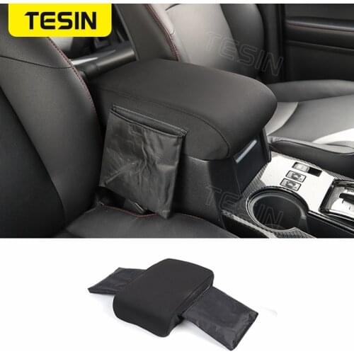 TESIN Stowing Tidying for Toyota 4Runner 2017+ Car Armrest Storage Box Pad Cover for Toyota 4Runner 2017+ Accessories