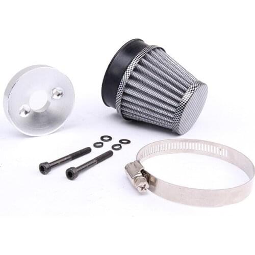 Alloy air carbon filter for engine motor 26 29 30.5cc 1/5 HPI KM ROVAN BAJA