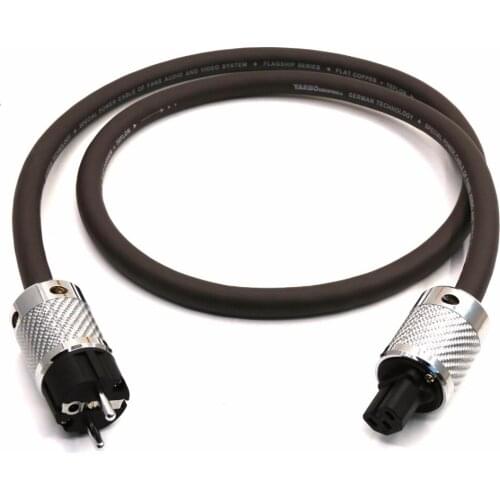 Hight Quality SP-8000PW OFHC Power Cord Cable With Carbon Fiber US Power Plug Cable EU SCHUKO POWER CORD CABLE